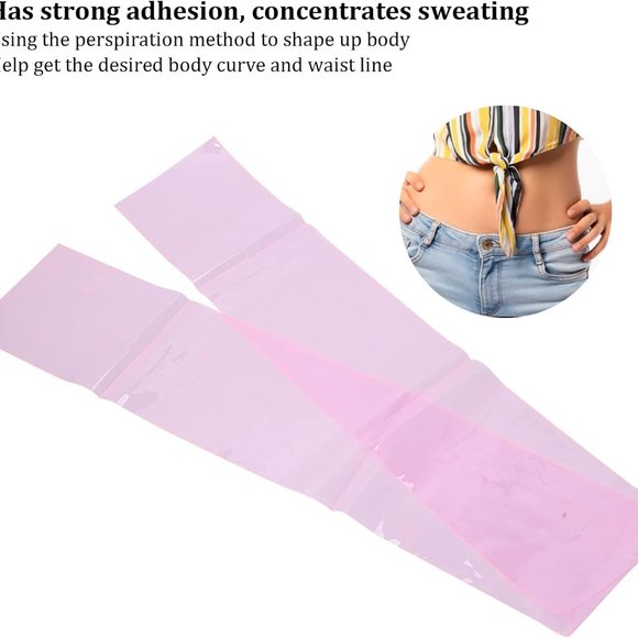 Slimming Belt Waist with Burn Fat, 2 pcs Waist Trimmer Belt PVC Waist Leg Thigh - Picture 4 of 9